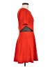 Forever 21 Color Block Red Cocktail Dress Size M - photo 4