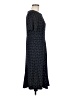 Talbots Polka Dots Blue Black Casual Dress Size 6 - photo 4