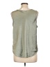 Gap 100% Polyester Green Sleeveless Top Size L - photo 2