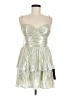 Lulus Metallic Silver Cocktail Dress Size M (estimated) - photo 1