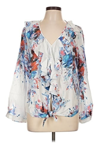 Karen Kane 3/4 Sleeve Blouse (view 1)