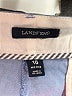 Lands' End 100% Baumwolle Solid Blue Shorts Size 18 - photo 3