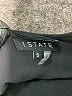 1.State 100% Polyester Black Sleeveless Blouse Size S - photo 7
