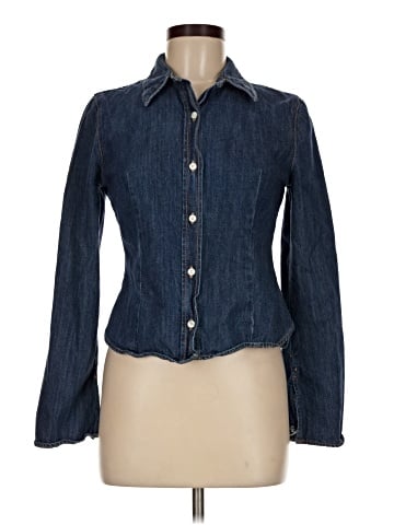 Zara Long Sleeve Button-Down Shirt (view 1)