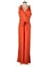 Hutch Solid Orange Jumpsuit Size 8 Petite - photo 1