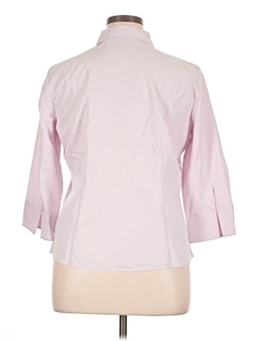 Liz Claiborne 3/4 Sleeve Button-Down Shirt (view 2)