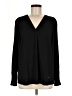 Anne Klein 100% Polyester Black Long Sleeve Blouse Size M - photo 1