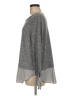 Ann Taylor LOFT Gray Long Sleeve Top Size L - photo 5