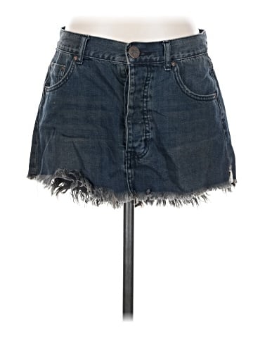 ONE X ONETEASPOON Denim Skirt (view 1)