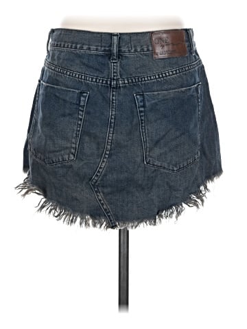 ONE X ONETEASPOON Denim Skirt (view 2)