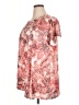 Terra & Sky 100% Polyester Paisley Pink Short Sleeve Blouse Size 1X - photo 5