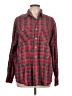 Assorted Brands Plaid Red Long Sleeve Button-Down Shirt Size L - photo 1