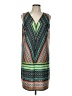 MSK Print Green Casual Dress Size L - photo 1