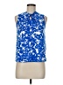 Amour Vert Blue Sleeveless Blouse Size M - photo 1