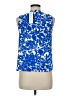 Amour Vert Blue Sleeveless Blouse Size M - photo 2