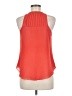 Naked Zebra 100% Polyester Orange Sleeveless Blouse Size M - photo 2