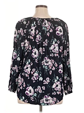 Chaps 3/4 Sleeve Blouse (view 2)