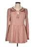 Torrid Pink Long Sleeve Blouse Size Lg Plus (0) - photo 1