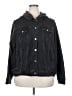 Torrid Solid Black Denim Jacket Size 5X Plus (5) - photo 1