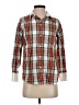 J.Crew 100% Cotton Plaid Red Long Sleeve Button-Down Shirt Size 0 - photo 1