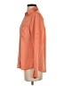 Express 100% Polyester Color Block Orange Long Sleeve Blouse Size S - photo 5