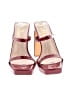Lulus Color Block Burgundy Sandals Size 8 - photo 2