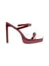 Lulus Color Block Burgundy Sandals Size 8 - photo 1