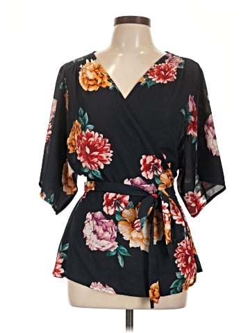 Gibson 3/4 Sleeve Blouse (view 1)