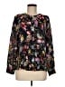 J.Crew 100% Silk Black Long Sleeve Silk Top Size M - photo 1