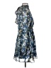 Lulus 100% Polyester Print Blue Casual Dress Size S - photo 4