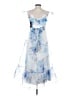 Lulus 100% Polyester Blue Cocktail Dress Size S - photo 2