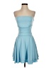 Unbranded Solid Blue Cocktail Dress Size S - photo 1