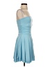 Unbranded Solid Blue Cocktail Dress Size S - photo 4
