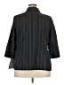 Fred David Stripes Black 3/4 Sleeve Blouse Size 2X - photo 2