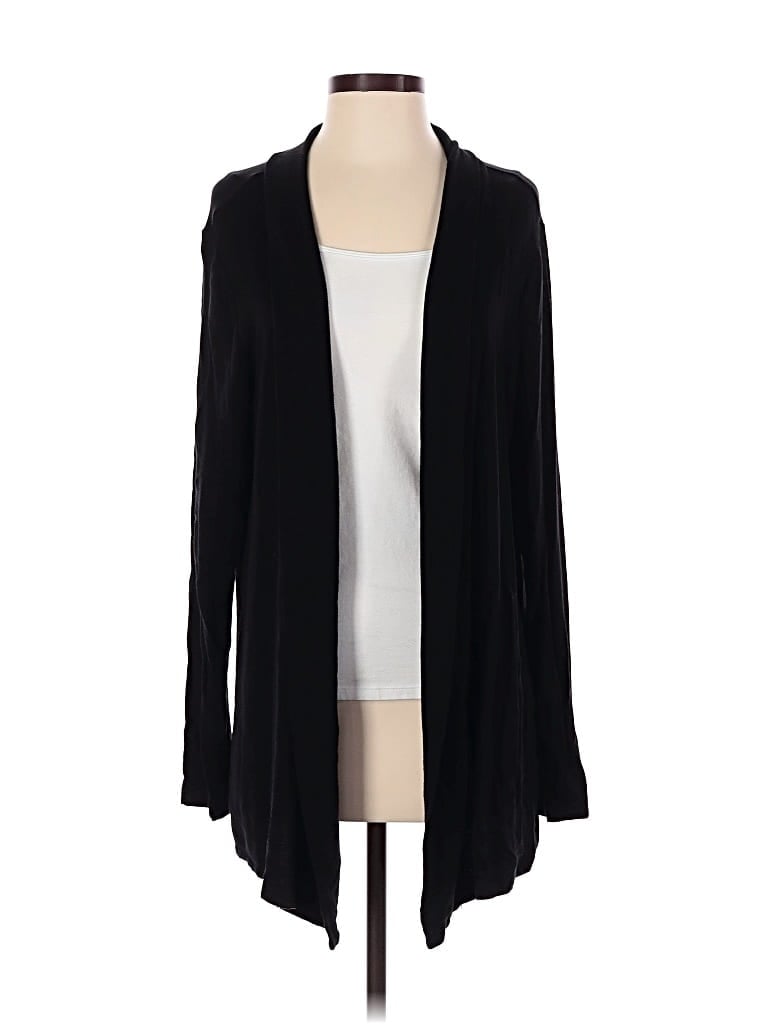 Pre-owned Liz Claiborne Cardigan Sweater In Black