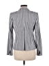 Banana Republic Stripes Gray Blazer Size 6 - photo 2