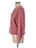 Ann Taylor Checkered-gingham Pink Pullover Sweater Size L - photo 5
