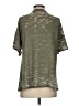 We the Free Metallic Gray Short Sleeve Blouse Size S - photo 2