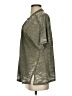 We the Free Metallic Gray Short Sleeve Blouse Size S - photo 5