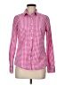 J.Crew Checkered-gingham Pink Long Sleeve Button-Down Shirt Size 6 - photo 1