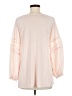 Ann Taylor LOFT 100% Polyester Pink Long Sleeve Blouse Size M - photo 2