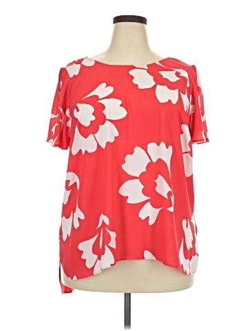 Kaari Blue Short Sleeve Blouse (view 1)