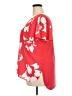 Kaari Blue 100% Polyester Red Short Sleeve Blouse Size 3X - photo 5