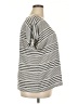 Max Studio Stripes Gray Short Sleeve Top Size 2X - photo 4