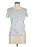 Brittany Black Silver Short Sleeve Top Size M - photo 1