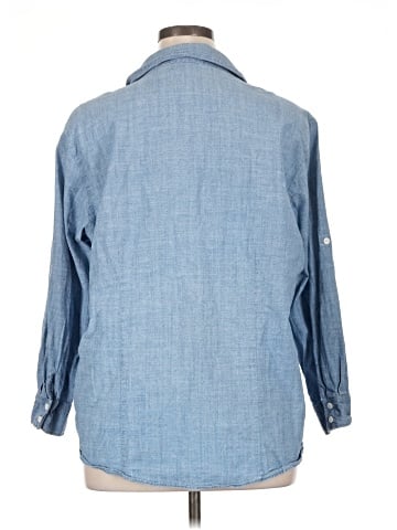 Holding Horses Long Sleeve Button-Down Shirt (view 2)