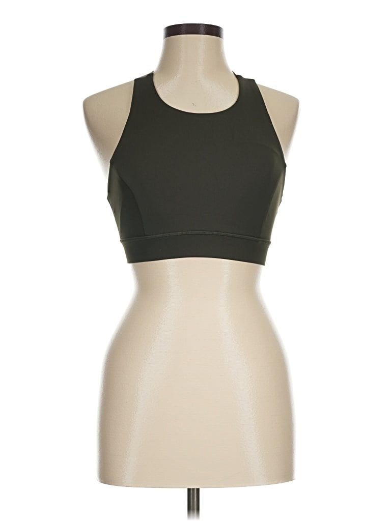 Pre-owned Lululemon Athletica Sports Bra In Green