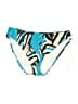 Sunsets Animal Print Blue Swimsuit Bottoms Size S - photo 1