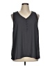 Torrid Gray Sleeveless Blouse Size 1X Plus (1) - photo 1