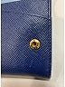Prada Blue Saffiano Leather Continental Wallet One size - photo 7